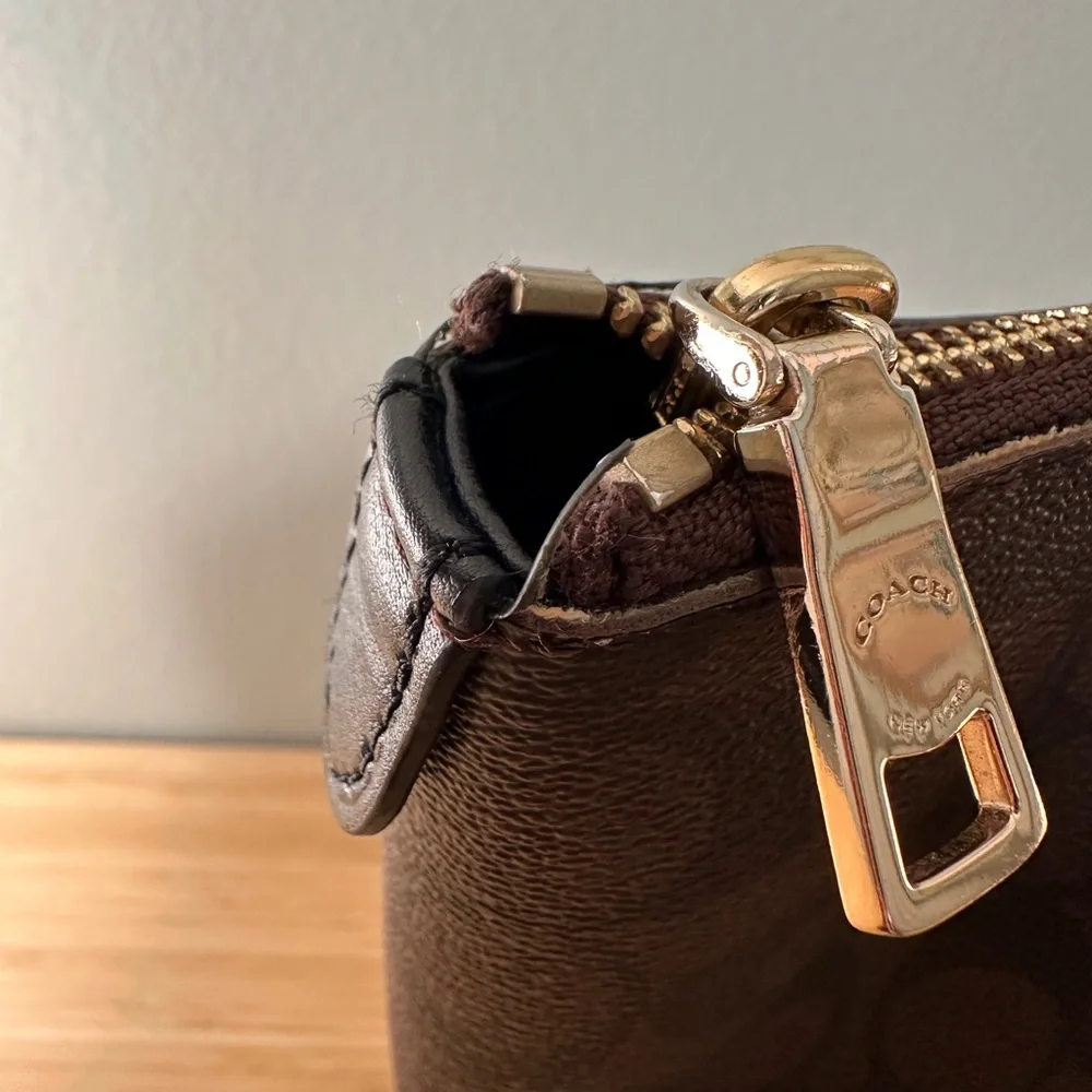 Coach Signature Brown Ava Tote Bag - Picture 6 of 16